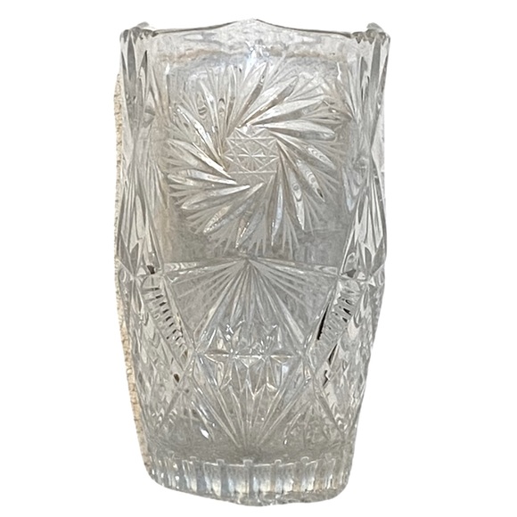 Other - Vintage Heavy Lead Crystal Vase